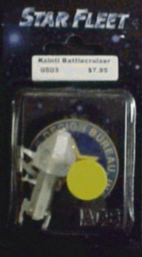 Jpeg impage of Battlecruiser miniature in blister package.