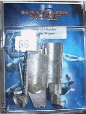 Jpeg picture of Battlewagon miniature in blister package.