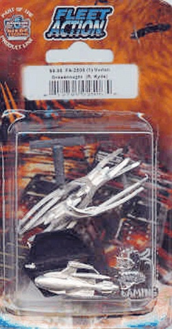 Jpeg picture of Vorlon Fighter in blister package.