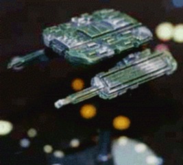 Jpeg picture of Ground Zero Games' Kra'Vak Heavy Cruiser miniatures.