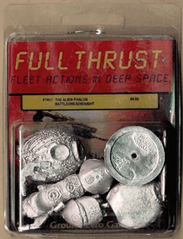 Jpeg picture of Ground Zero Games' Phalon Light Dreadnought miniatures in blister package.