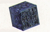 Jpeg picture of Galoob's Borg Ship Micromachine.
