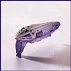 Jpeg picture of Galoob's Kazon Fighter Micromachine.