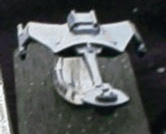 Jpeg picture of Galoob's Klingon Battlecruiser Micromachine.
