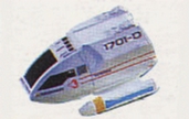 Jpeg picture of Galoob's Shuttlecarft Micromachine.