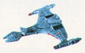 Jpeg picture of Galoob's Klingon Vor'Cha Attack Cruiser Micromachine.