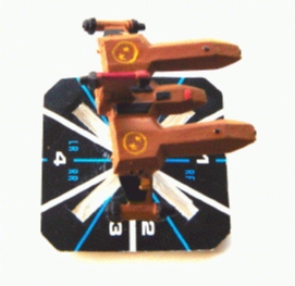 Another jpeg picture of Gamescience's Lyran War Cruiser miniature.