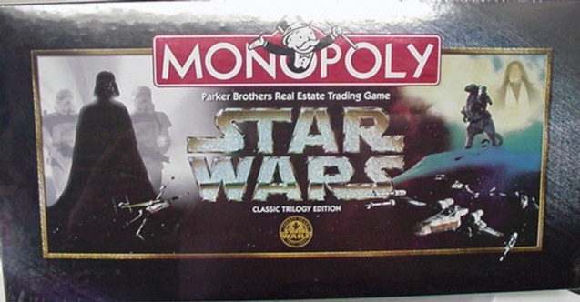 Star Wars Monopoly Pieces. Star Wars Classic Trilogy