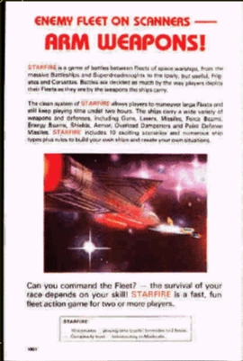 Jpeg picture of Task Force Games' Starfire back cover.