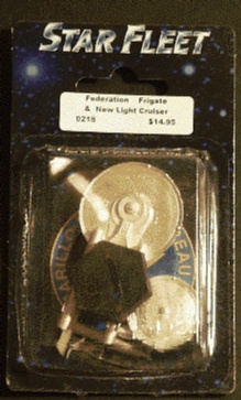 Jpeg image of NCL and frigate miniatures in blister package.