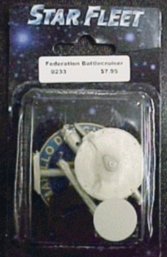 Jpeg image of Battlecruiser miniature in blister package.