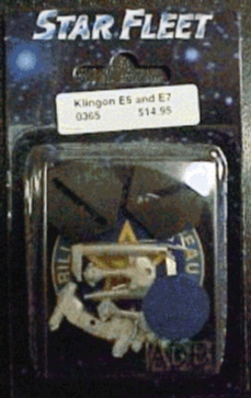 Jpeg image of E5 and E7 miniatures in blister package.
