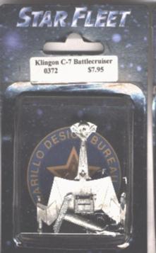 Jpeg picture of ADB's Klingon C7 miniature.