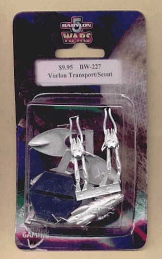 Jpeg picture of Vorlon Transport/Scout in blister package.