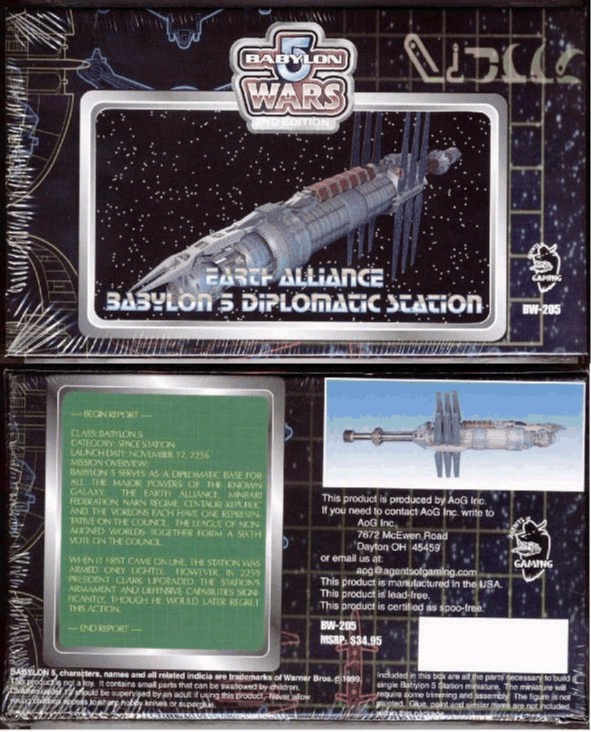 Jpeg picture of Babylon 5 Station's box.
