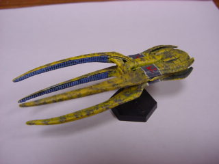 Jpeg picture of Vorlon Light Cruiser miniature.