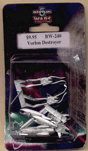 Jpeg picture of Vorlon Destroyer in blister package.