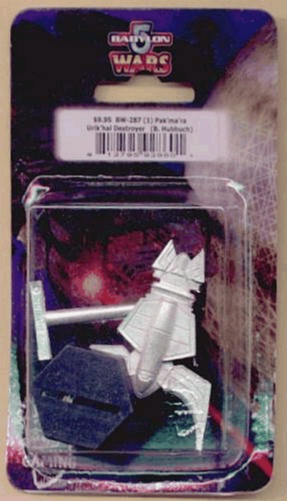 Jpeg picture of Pak'ma'ra Destroyer in blister package.