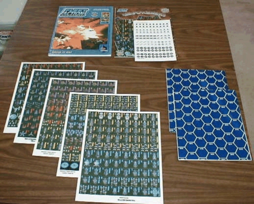 Jpeg picture of Fleet Action game contents.