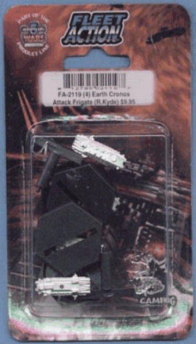 Jpeg picture of Fleet Action Cronos miniature by Agents of Gaming in blister package.