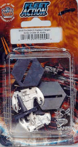 Jpeg picture of Fleet Action Dargan miniature by Agents of Gaming in blister package.