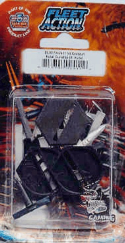 Jpeg picture of Fleet Action Kutai miniature by Agents of Gaming in blister package.