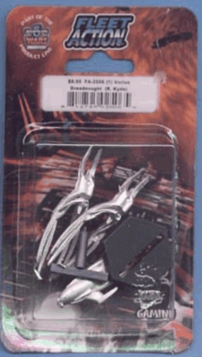 Jpeg picture of Vorlon Dreadnought in blister package.