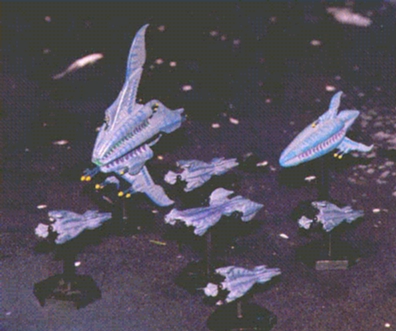 Jpeg picture of Minbari fleet.