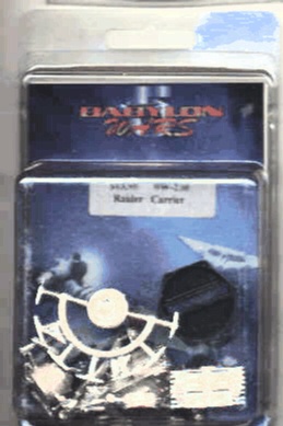 Jpeg picture of Agents of Gaming Raider-Carrier miniature in blister package.