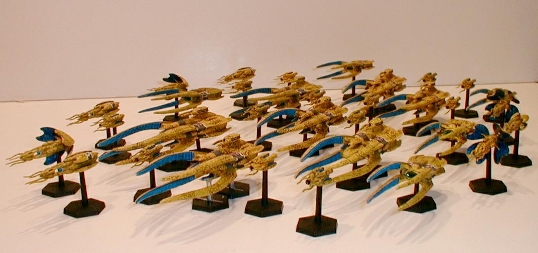 Jpeg picture of Agents of Gaming Vorlon miniatures.