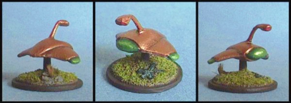 Jpeg picture of Bergstrom's Martian Invader miniatures.
