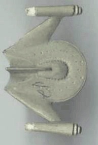 Jpeg picture of FASA's Romulan Bird of Prey miniature.