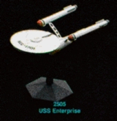 Jpeg picture of FASA's Enterprise A miniature.