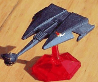 Jpeg picture of FASA's Klingon K-10 miniature.