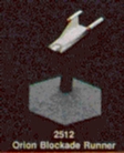 Jpeg picture of FASA's Orion Blockade Runner miniature.