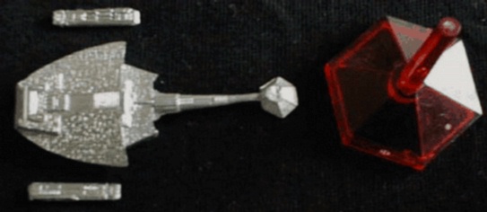 Jpeg picture of FASA's Klingon L-9 miniature.