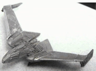 Another jpeg picture of FASA's Romulan Winged Defender miniature.