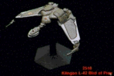 Jpeg picture of FASA's Klingon L-42 miniature.