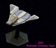 Jpeg picture of FASA's Romulan Graceful Flyer miniature.