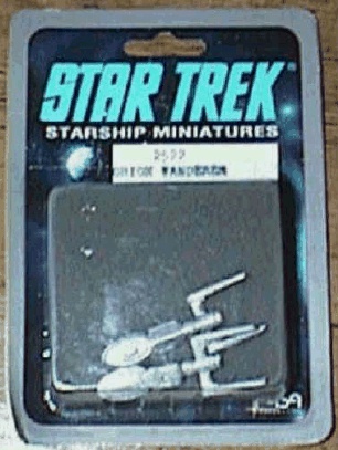 Jpeg picture of FASA's Orion Wanderer miniature in blister package.