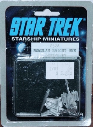 Jpeg picture of FASA's Bright One miniature in blister package.