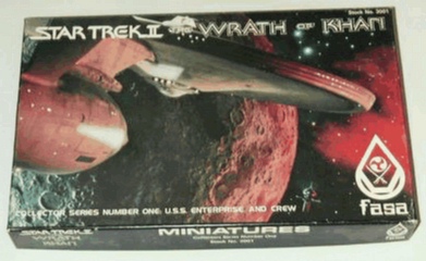 Jpeg picture of FASA's Wrath of Khan Enterprise Box Set miniature in box.