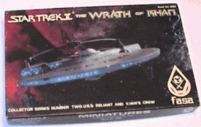 Jpeg picture of FASA's Wrath of Khan Reliant Box Set miniature in box.