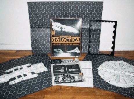 Another jpeg picture of Battlestar Galactica by FASA game parts.