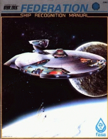 Jpeg picture of FASA's Federation Ship Recognition Manual.