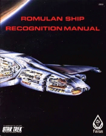 Jpeg picture of FASA's Romulan Ship Recognition Manual.