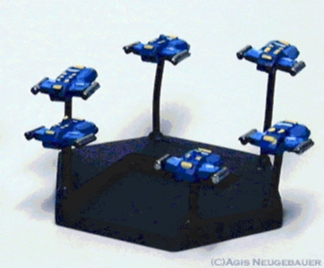 Another jpeg picture of Ground Zero Games' UNSC Heavy Fighter miniatures.