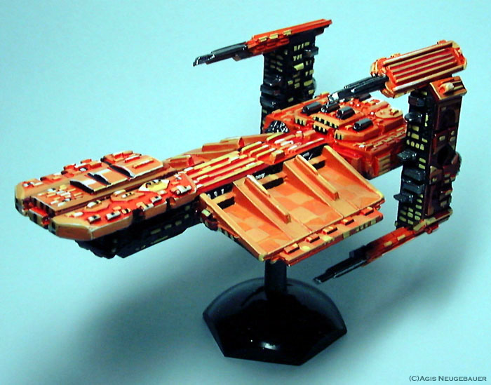 Another jpeg picture of Ground Zero Games' Kra'Vak Strike Carrier miniatures.