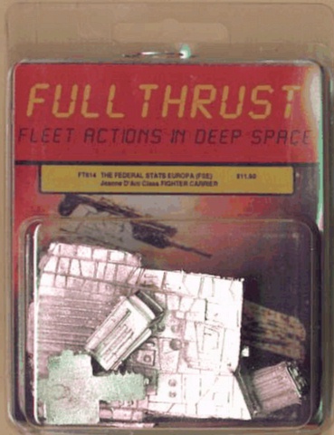 Jpeg picture of Ground Zero Games' FSE Attack Carrier miniatures in blister package.