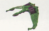 Jpeg picture of Galoob's Klingon Bird-of-Prey Micromachine.